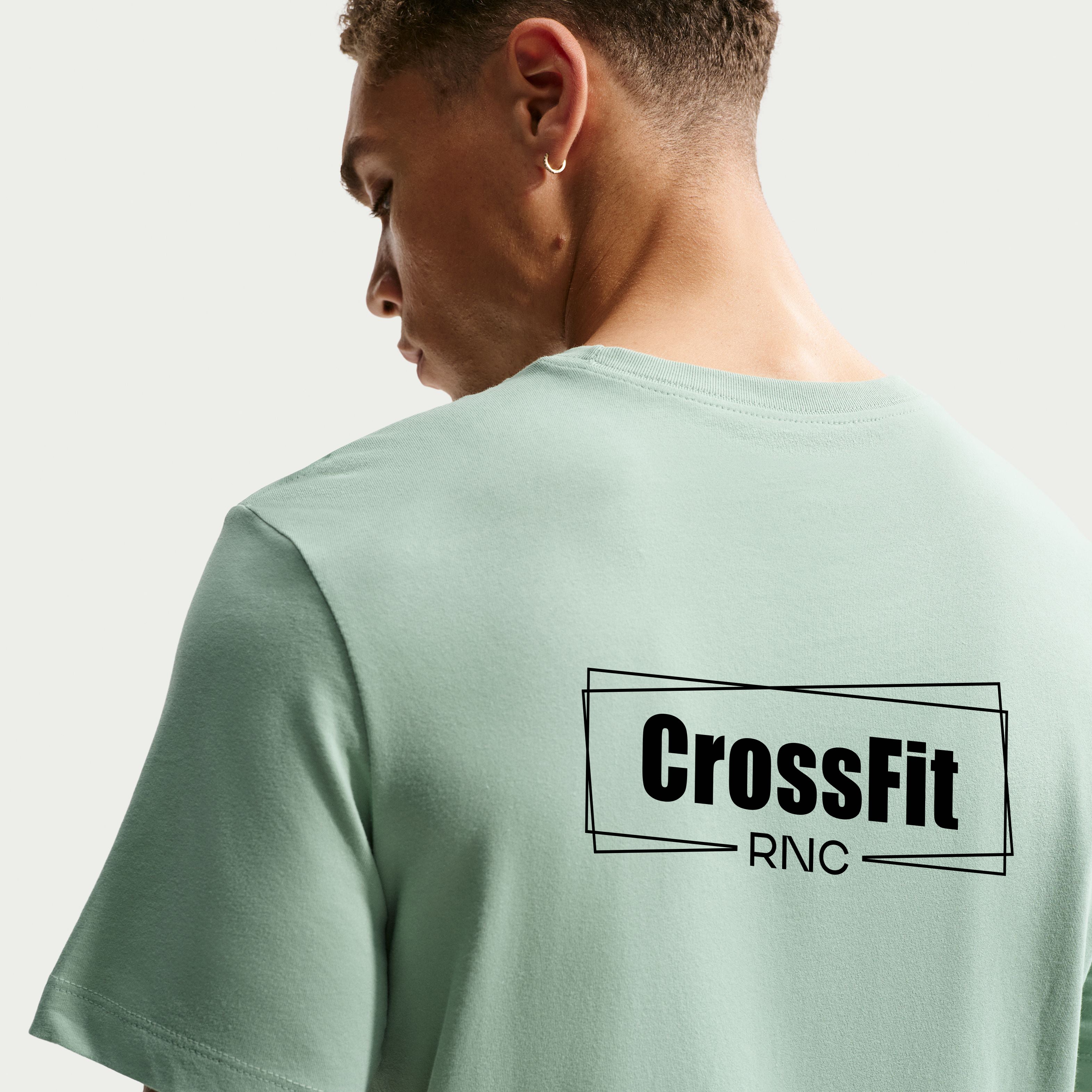 Camiseta verde Crossfit Hombre