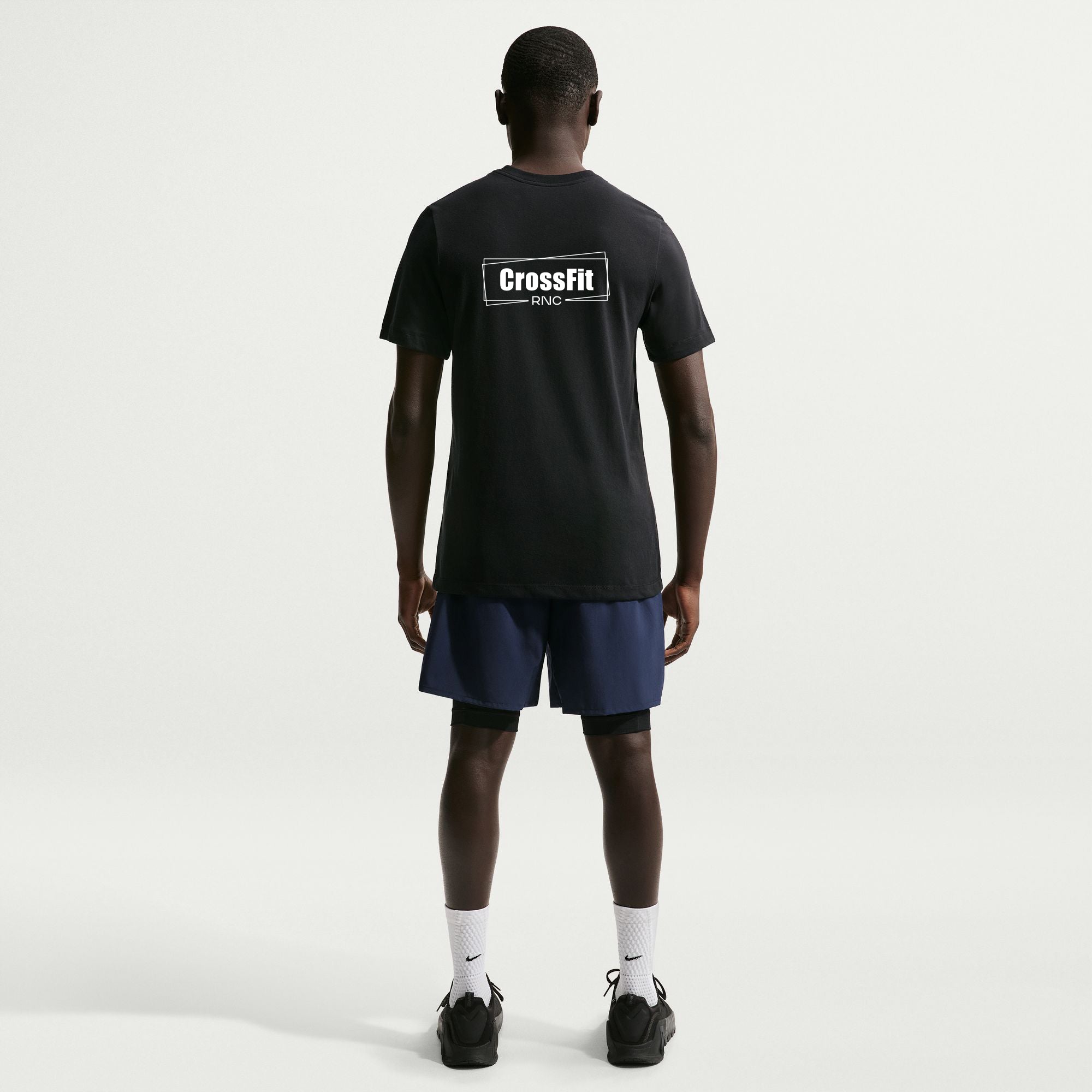 Camiseta negra Crossfit Hombre