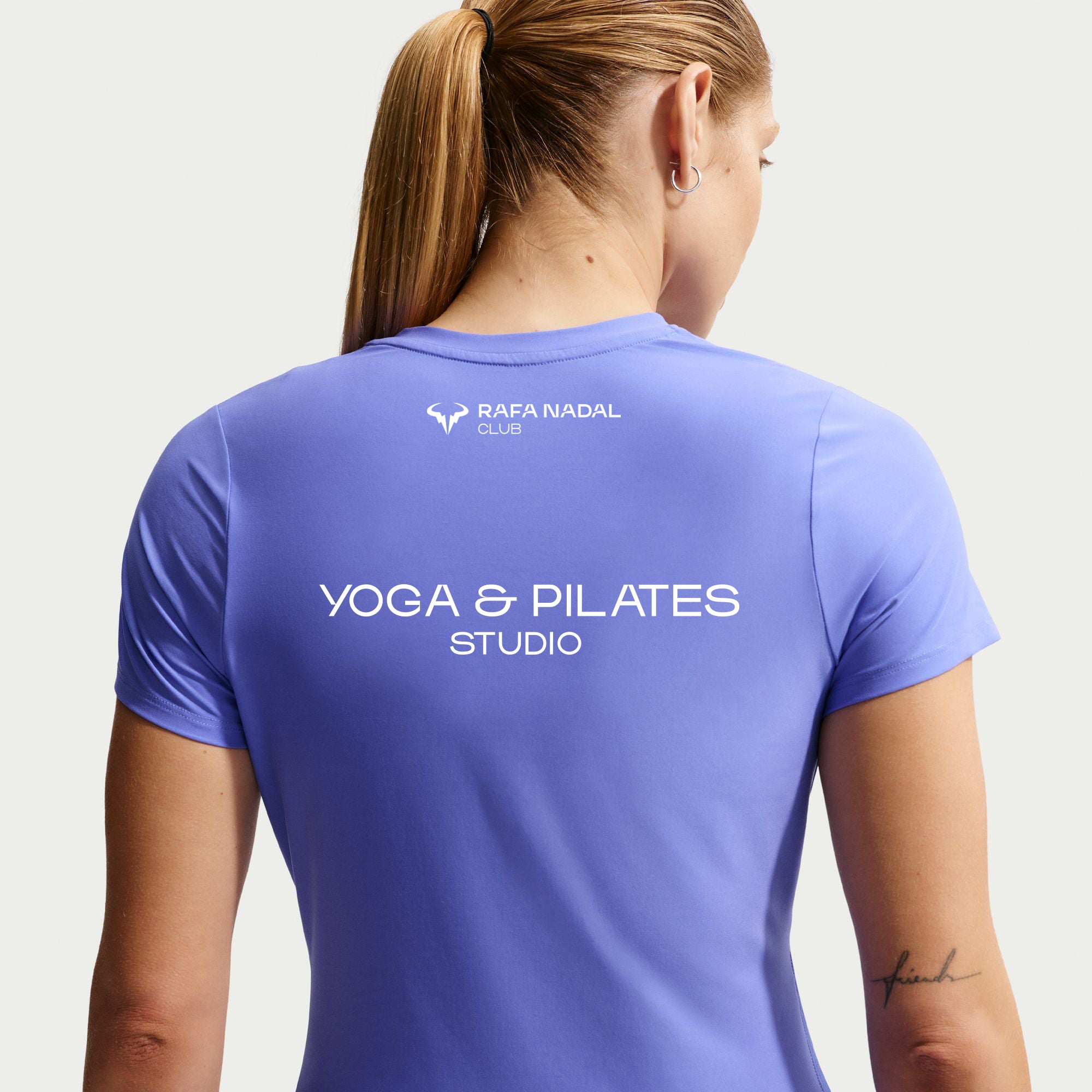 Camiseta azul Pilates Mujer