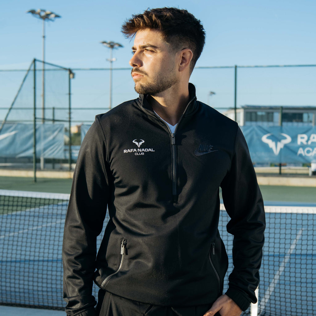 Chaqueta negra de chándal Nike para hombre